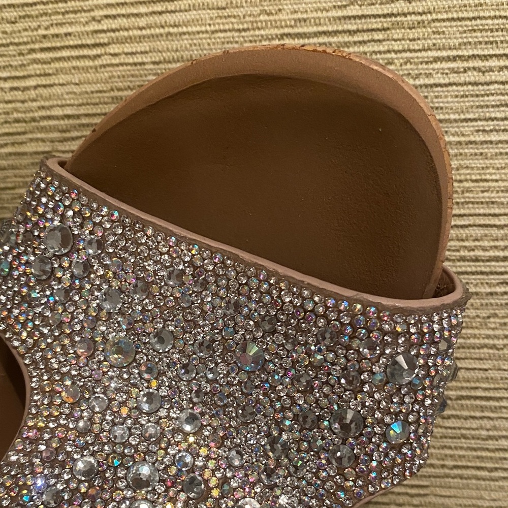 Corkys The Ashley Rhinestone Wedge Sandals. Size 6. Gorgeous Sandals! - Picture 14 of 15